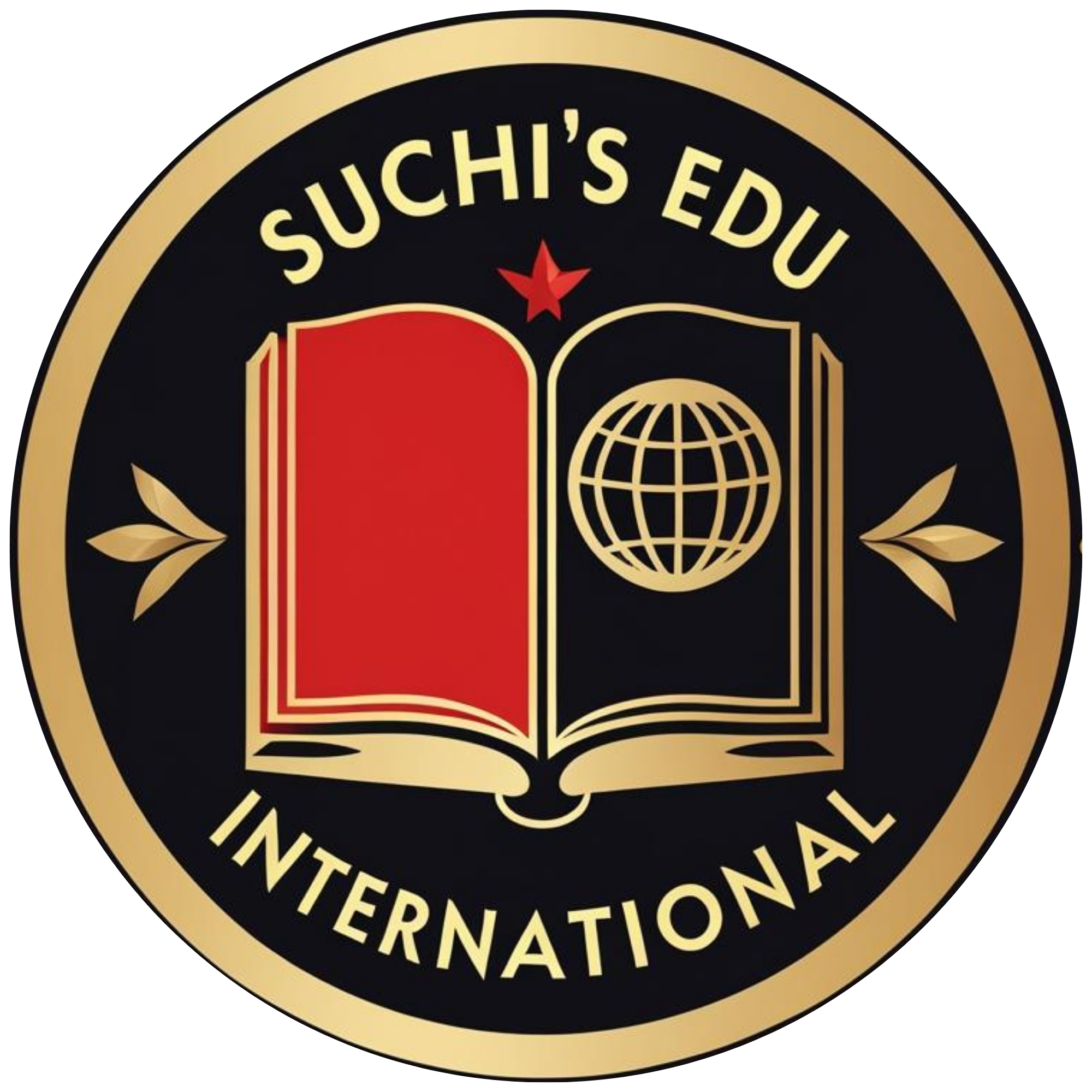 Suchis edu international round logo